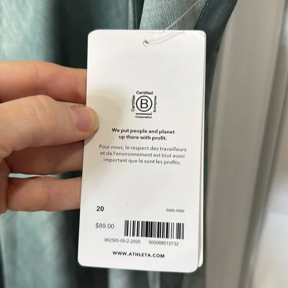 *NEW* ATHLETA NOLITA SLIM TAPERED PRINTED CROP PANT SIZE 20 - Picture 4 of 11